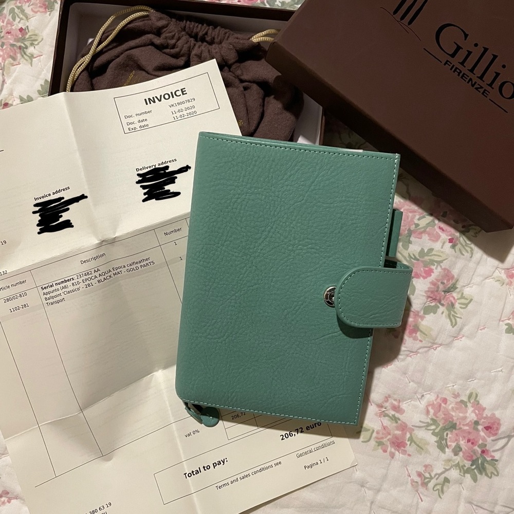 Gillio Firenze Appunto (A6) in Epoca Aqua